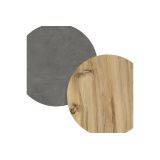 Mueble Mesa TV de Pared Color Antracita-Roble 140x31.6x29.6 cm - 2 Puertas - Estilo Moderno y Funcional.