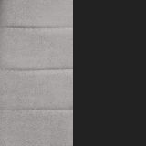 Pack de 6 Sillas Tapizadas para Comedor/Salón – Marengo y Patas Negras en Aluminio, Dimensiones: 40 cm x 42 cm x 96 Cm