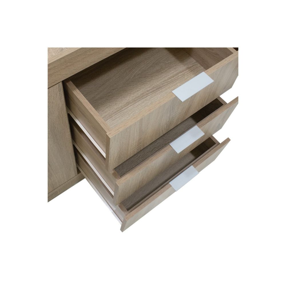 Buffet-Consola Color Cambrian - 180x45x80.5 cm - Mueble Versátil para Comedor y Sala de Estar.
